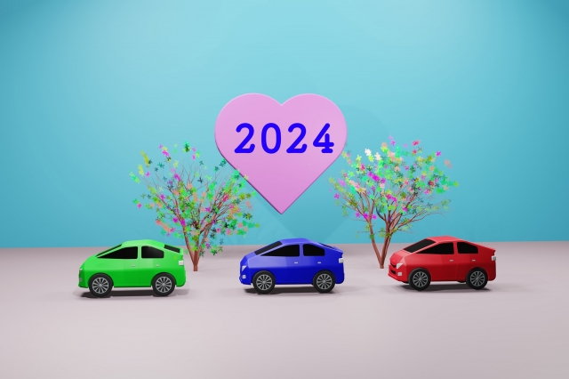 2024年の安全運転のモチーフ