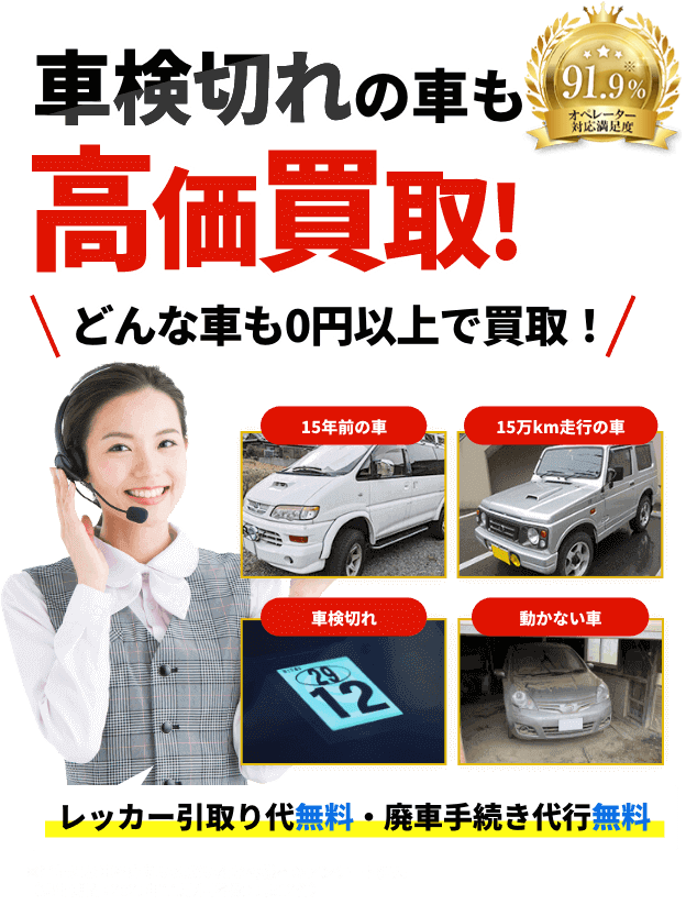 廃車に費用はかかりません！
